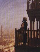 Jean - Leon Gerome Le Muezzin, the Call to Prayer. Germany oil painting artist